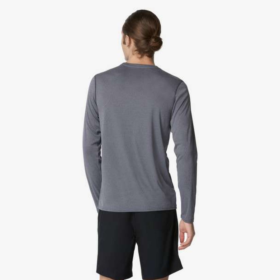 Rash Guards * | Speedo Men'S Graphic Long Sleeve Swim Shirt 2023