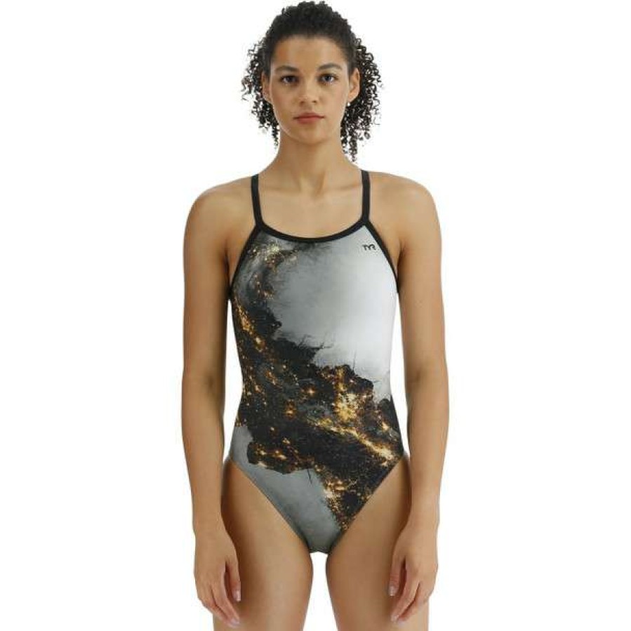 One-Piece Swimsuits * | Tyr Women'S Pyrite Diamondfit Swimsuit 2023