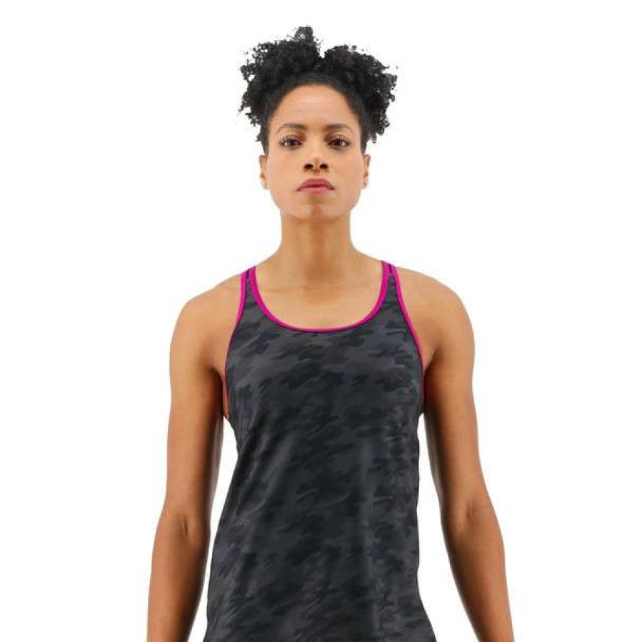 Two-Piece Swimsuits * | Tyr Women'S Blackout Camo Taylor Swim Tank 2023