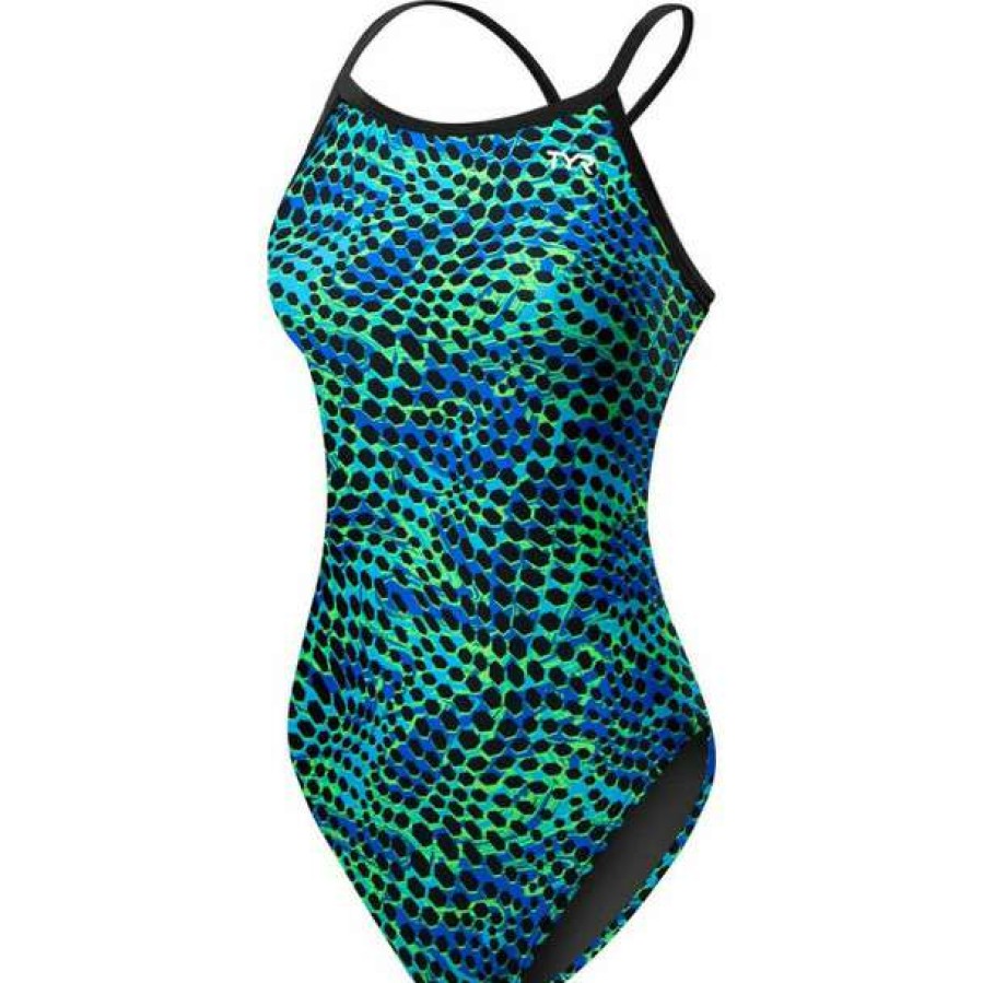 One-Piece Swimsuits * | Tyr Women'S Swarm Diamondfit Swimsuit 2019