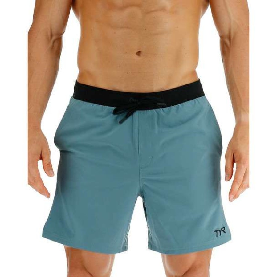 Trunks * | Tyr Men'S Solid Skua Volley Swim Short 2023