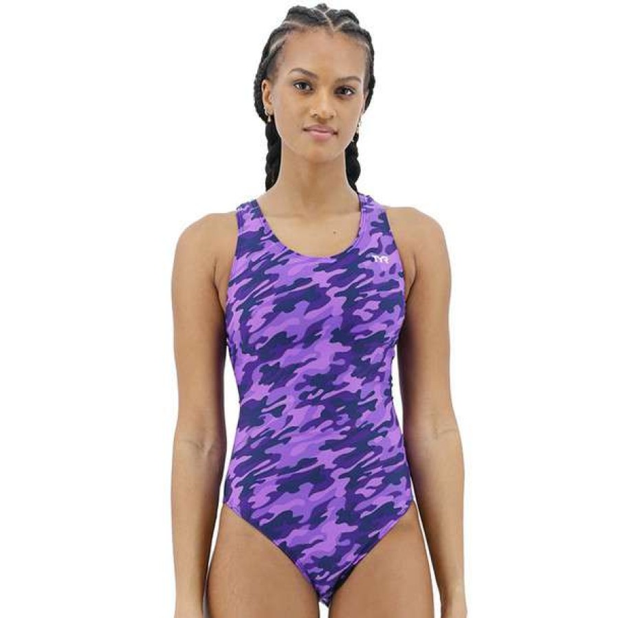 One-Piece Swimsuits * | Tyr Women'S Camo Maxfit Swimsuit 2023