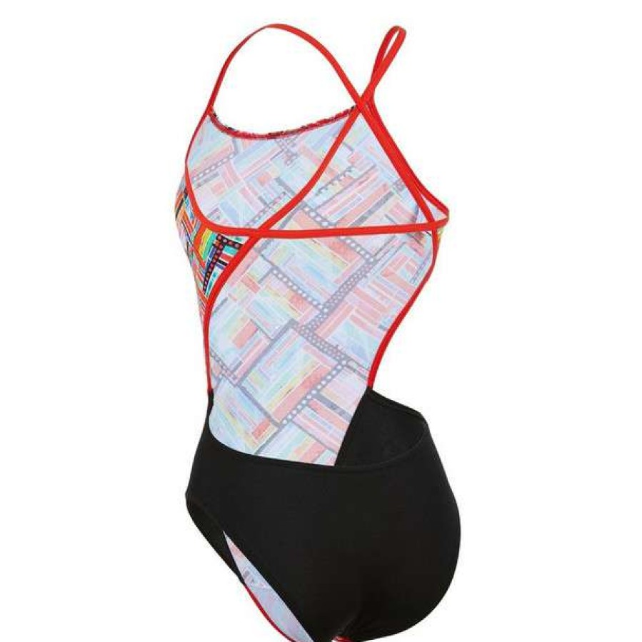 One-Piece Swimsuits * | Aqua Sphere Women'S Michael Phelps Subway Racing Back Swimsuit 2018