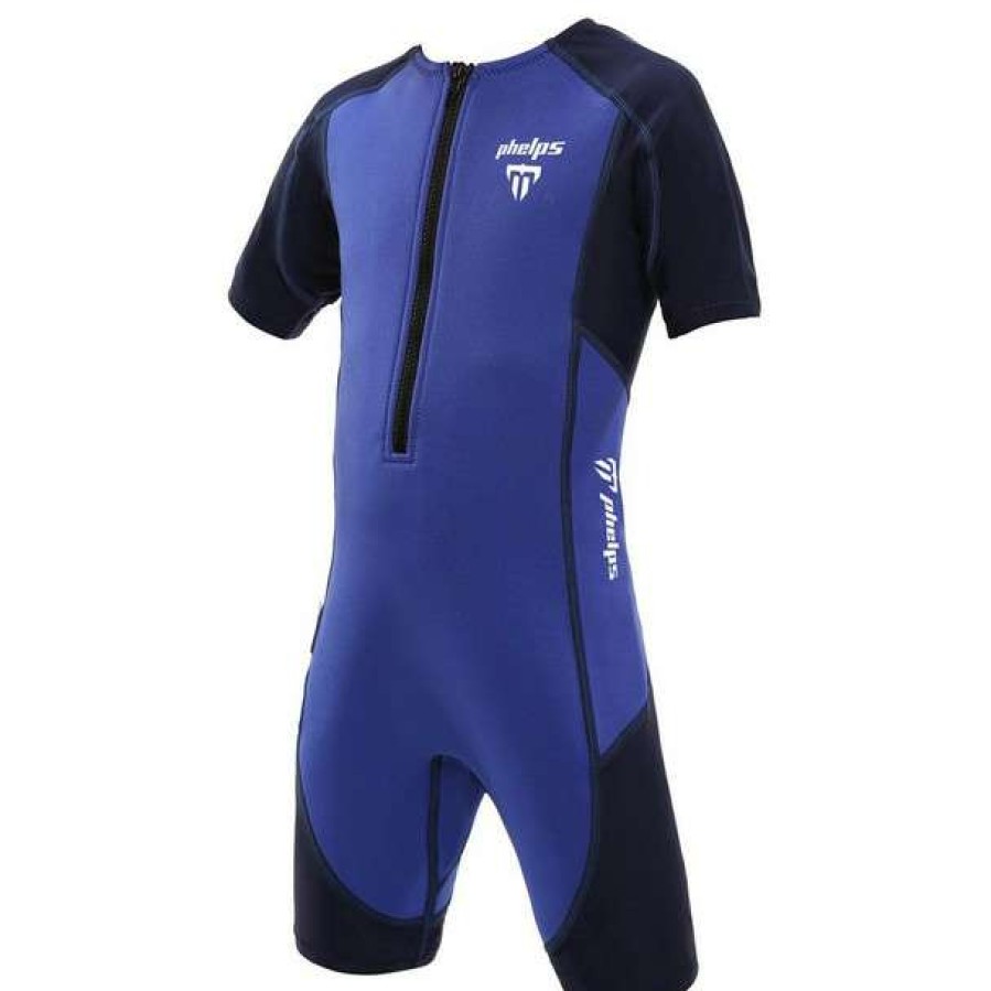 Youth Swim Wear * | Phelps Kid'S Stingray Short Sleeve Core Warmer Suit 2020