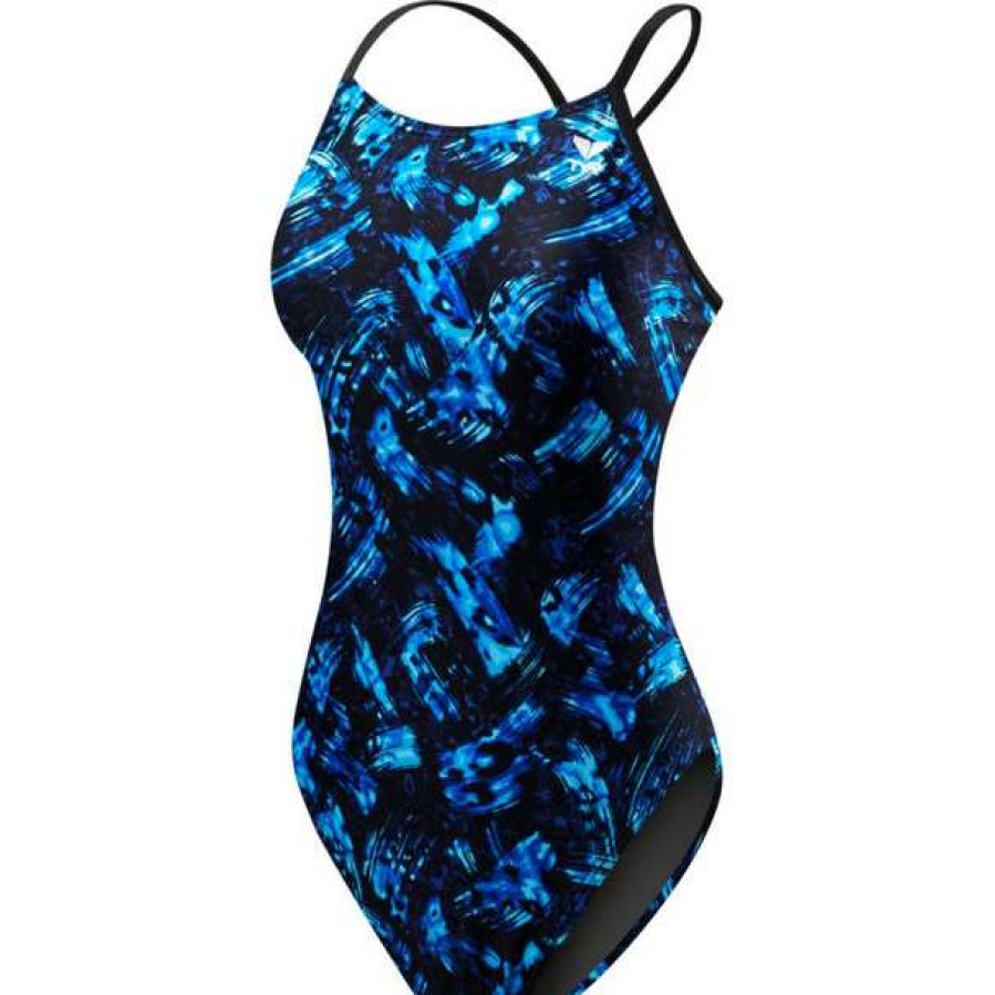 One-Piece Swimsuits * | Tyr Women'S Emulsion Cutoutfit Swimsuit 2018