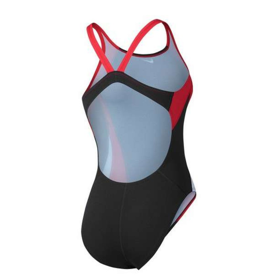 One-Piece Swimsuits * | Nike Women'S Poly Color Surge Fastback Tank Swimsuit 2020