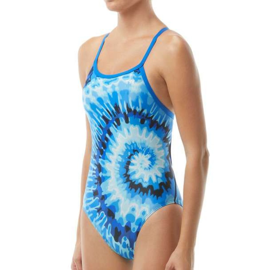 One-Piece Swimsuits * | Tyr Women'S Bohemian Durafast Elite Diamondfit Swimsuit 2022