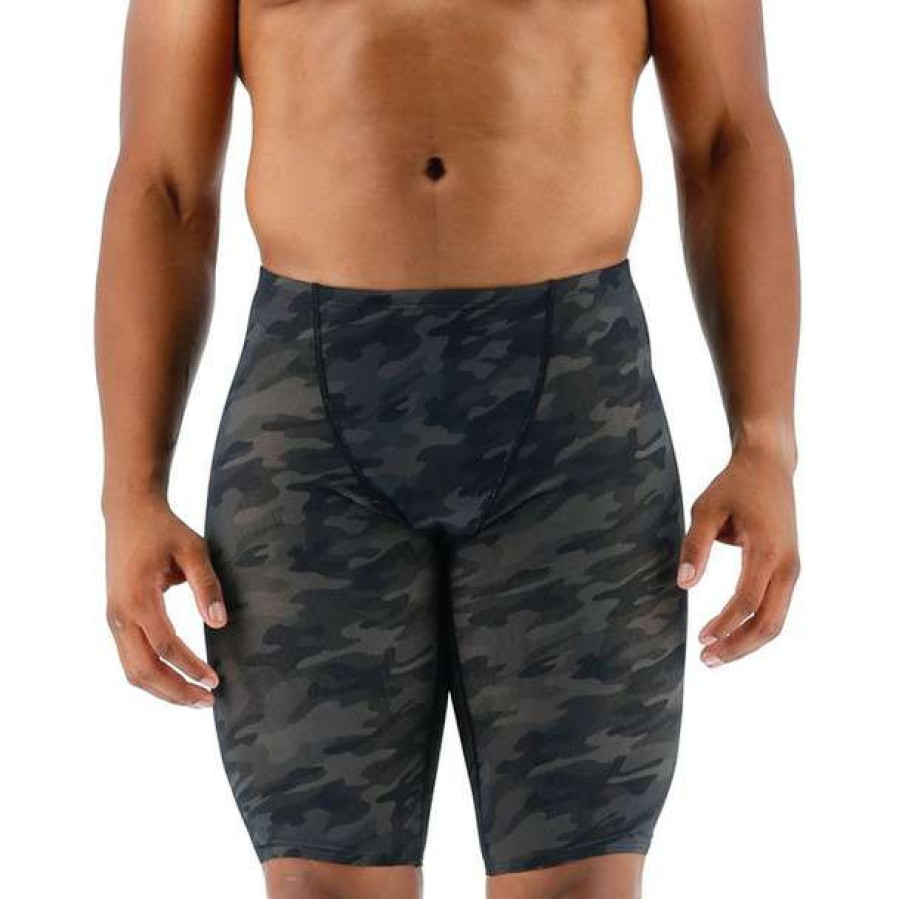 Jammers * | Tyr Men'S Polyester Blackout Camo Swim Jammer 2023