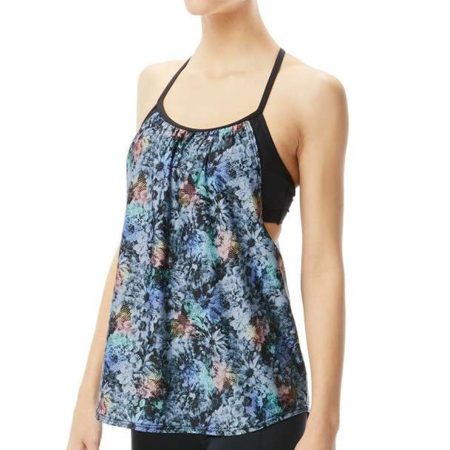 Two-Piece Swimsuits * | Tyr Women'S Botanic Shea 2-In-1 Swim Tank 2020