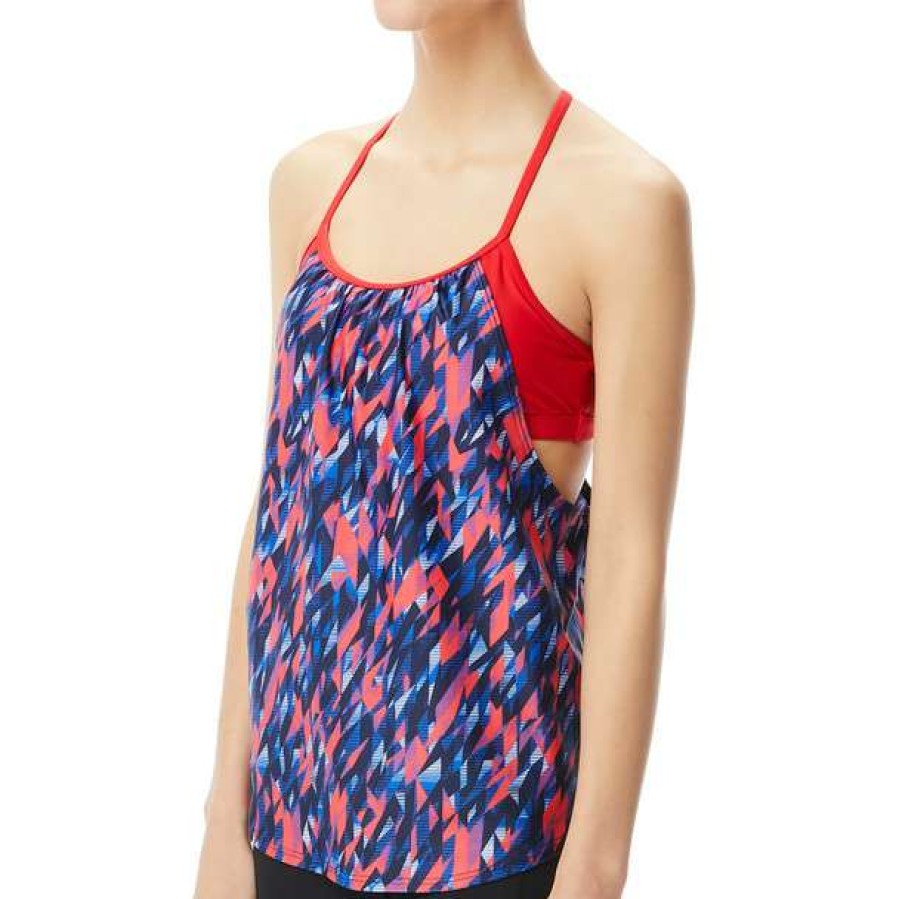 Two-Piece Swimsuits * | Tyr Women'S Polar Shea 2-In-1 Swim Tank 2020