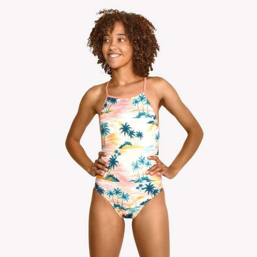 One-Piece Swimsuits * | Speedo Women'S Palm Island Swimsuit 2023