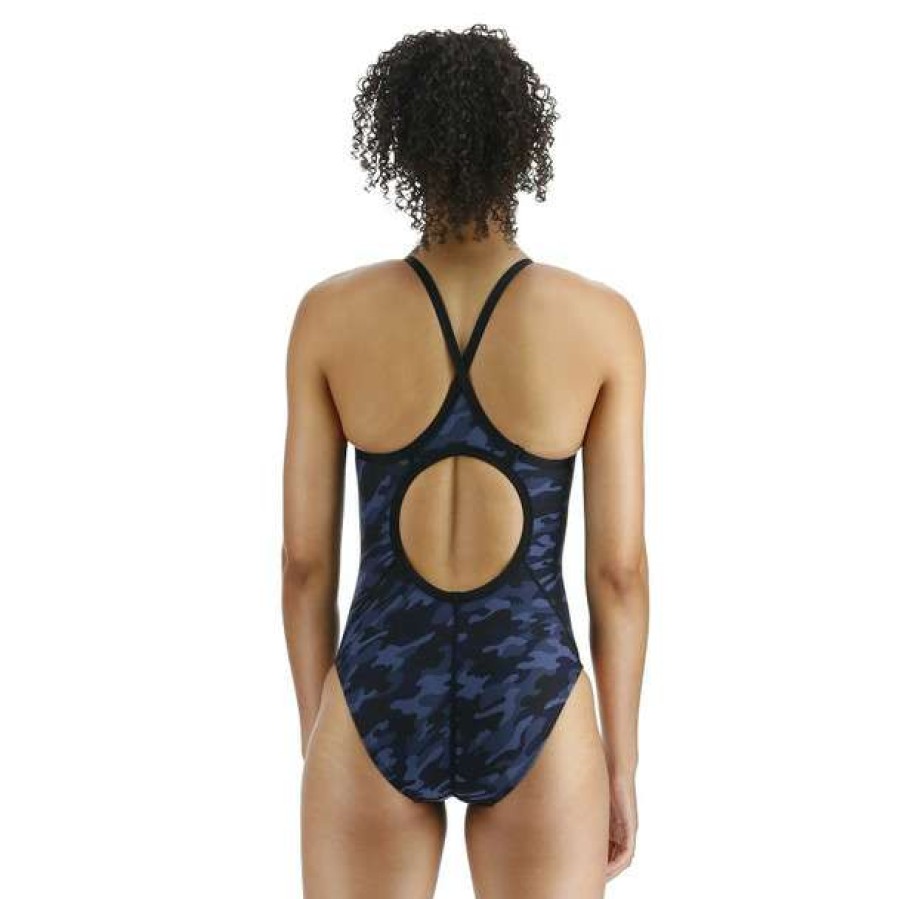 One-Piece Swimsuits * | Tyr Women'S Midnight Camo Diamondfit Swimsuit 2023