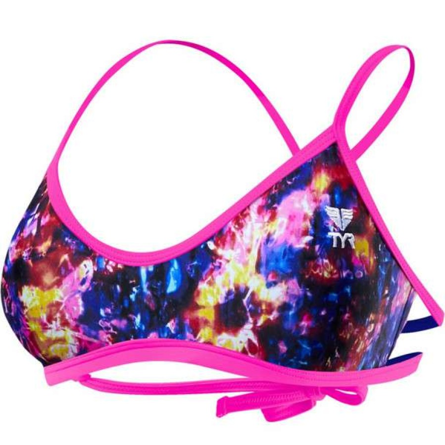 Two-Piece Swimsuits * | Tyr Women'S Stellar Majave Tieback Bikini Top 2019