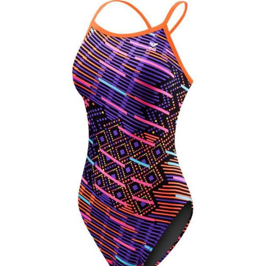 One-Piece Swimsuits * | Tyr Women'S Zyex Diamondfit Swimsuit 2018