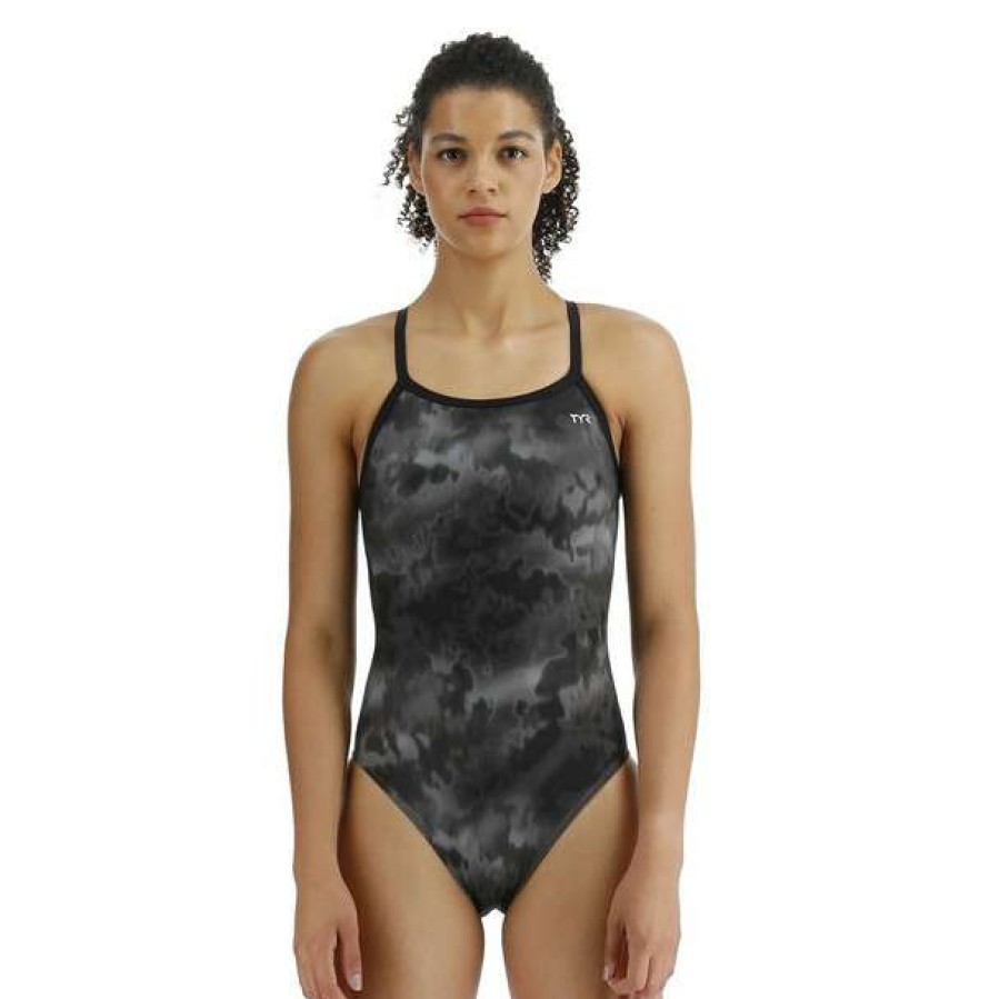 One-Piece Swimsuits * | Tyr Women'S Turbulent Diamondfit Swimsuit 2023