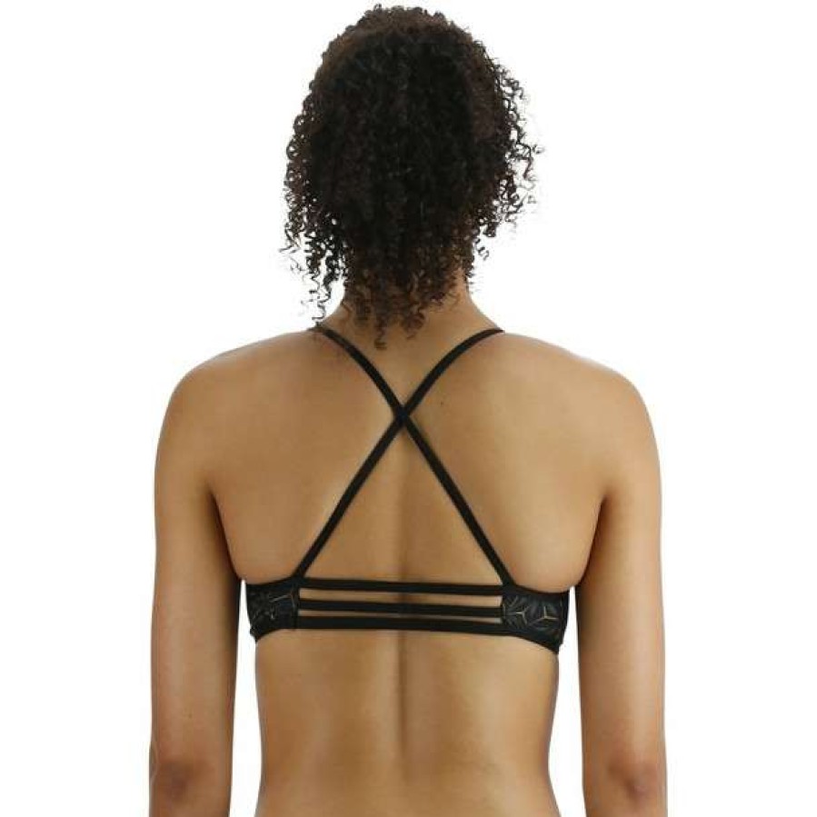 Two-Piece Swimsuits * | Tyr Women'S Obsidian Trinity Bikini Top 2023