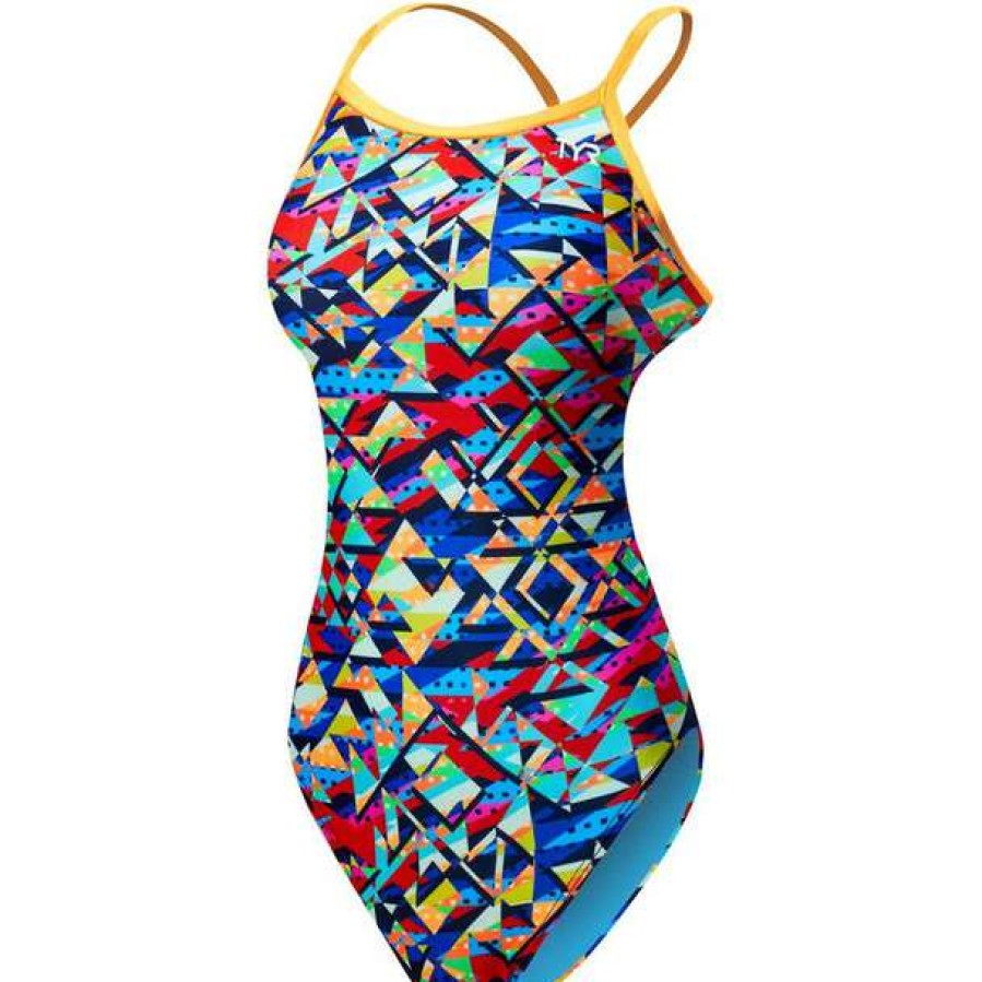 One-Piece Swimsuits * | Tyr Women'S Mosaic Diamondfit Swimsuit 2019