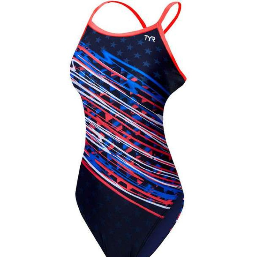 One-Piece Swimsuits * | Tyr Women'S Victorious Diamondfit Swimsuit 2020