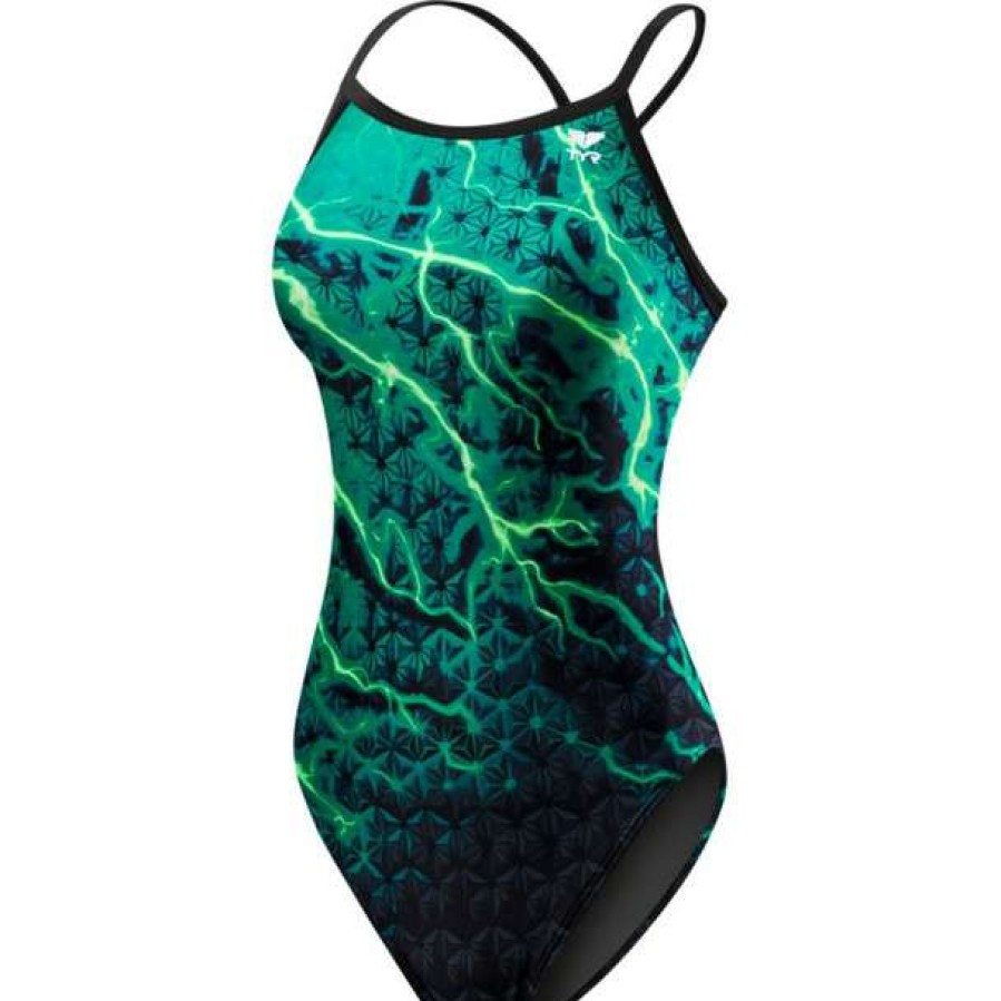 One-Piece Swimsuits * | Tyr Women'S Illume Diamondfit Swimsuit 2018