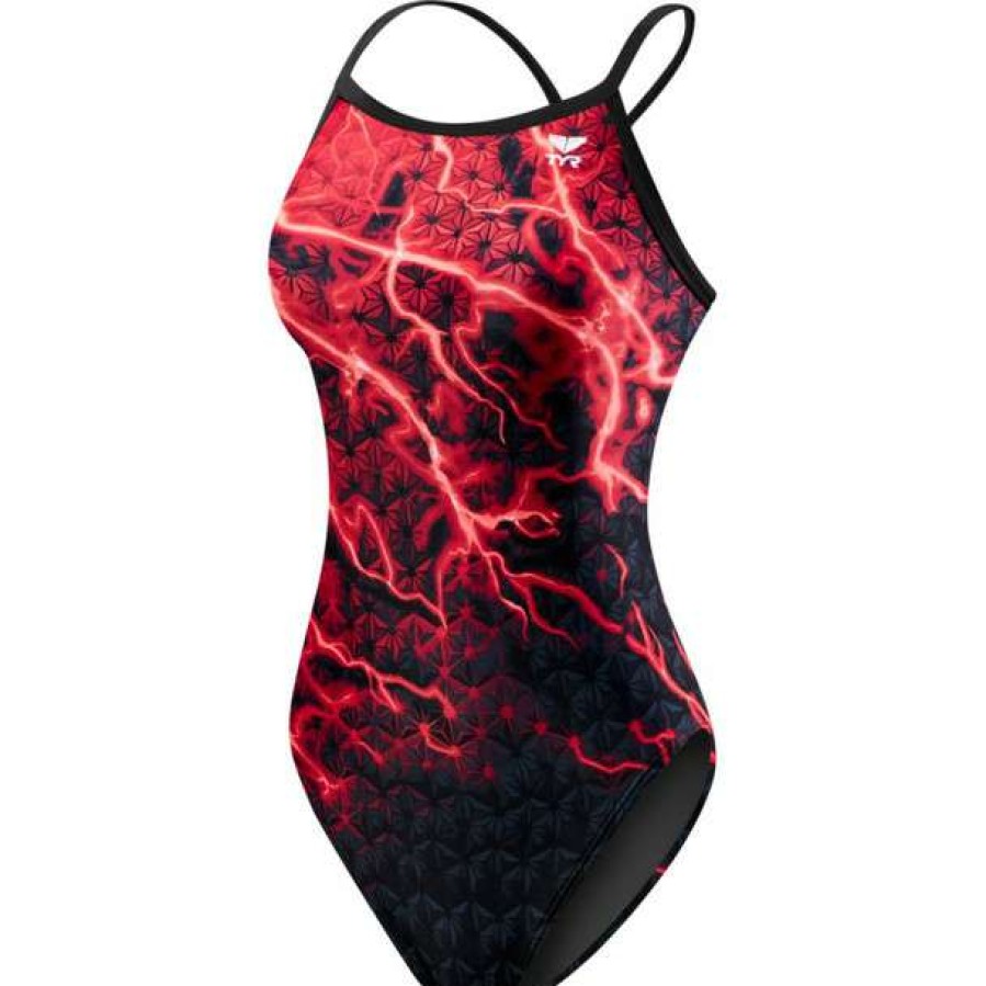 One-Piece Swimsuits * | Tyr Women'S Illume Diamondfit Swimsuit 2018