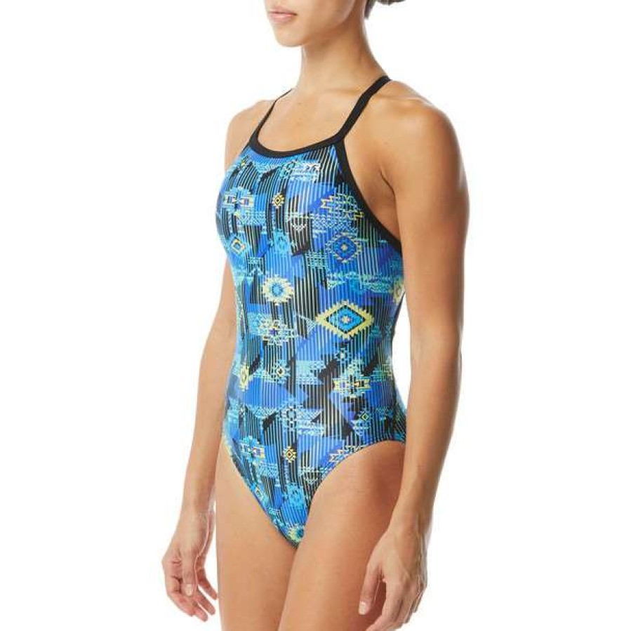 One-Piece Swimsuits * | Tyr Women'S Azoic Diamondfit Swimsuit 2020